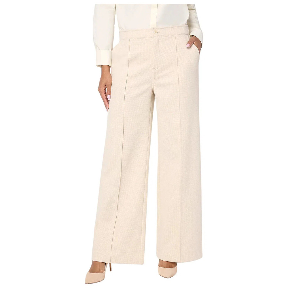 BEAUTIFUL by Lawrence Zarian Women's Tailored Knit Trouser Oat - Plus